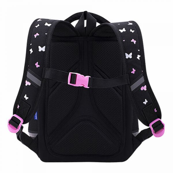 Ранец BRAUBERG LIGHT, 1 отделение, с брелоком, "Shining heart", 36х26х13 см, 272029