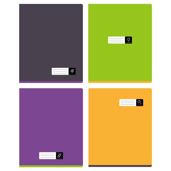 Тетрадь 80л., А5, клетка BG "Monocolor. Simple color" Т5ск80 11942