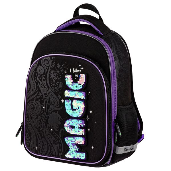 Ранец Berlingo Expert Plus "Purple Magic" 38*29*15см, анатомическая спинка RU-EXPL-1103