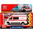 Машина металл Citroen Jumper JUMPER-14SLAMB-ST Скорая 14 см, (свет-звук, двер,белый) инер, в коробке