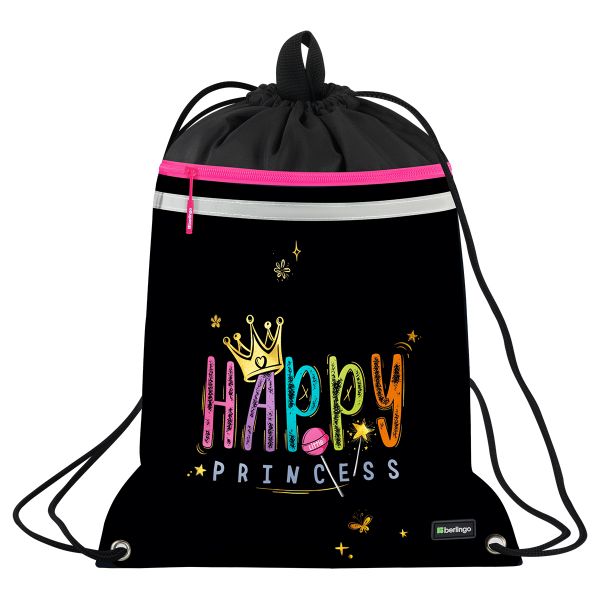 Мешок для обуви 1 отделение Berlingo "Candy Princess", 360*460мм, SB-EXPL-1105