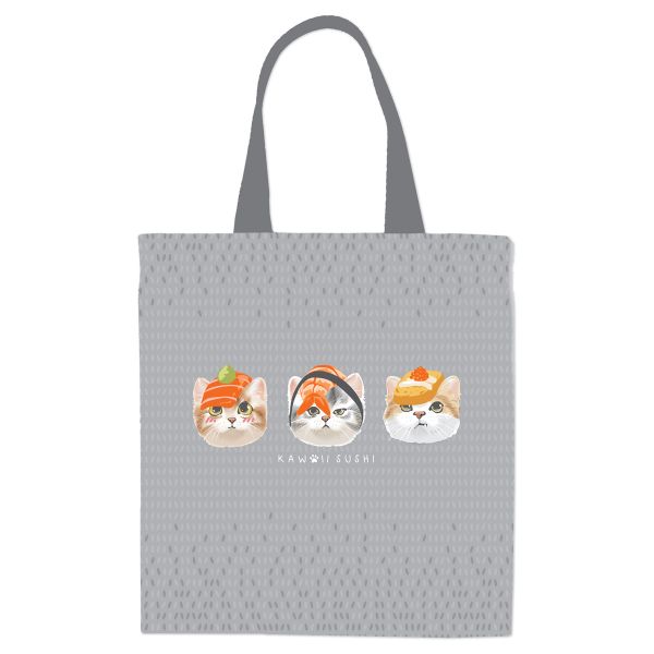 Сумка-шоппер ArtSpace"Sushi Cats", 31*39см. с карманом HB_59692
