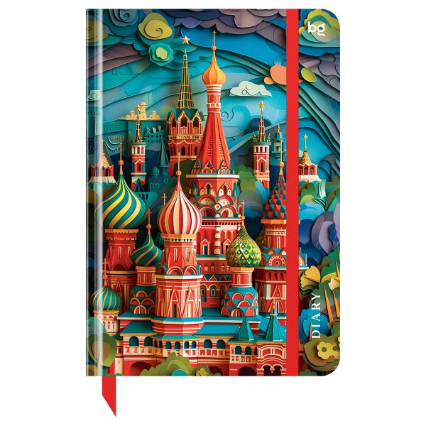 Ежедневник недатированный А5, 136л., 7БЦ BG "Paper Art. Moscow", DuА5_64352