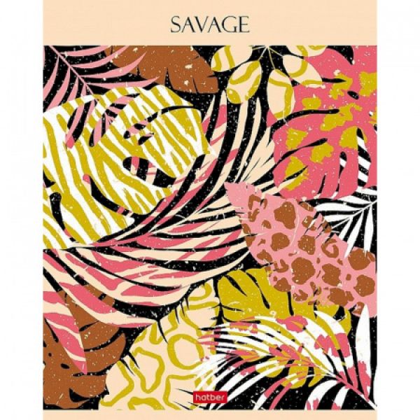Тетрадь  96л линейка "Savage" 96Т5тВ2 Хатбер