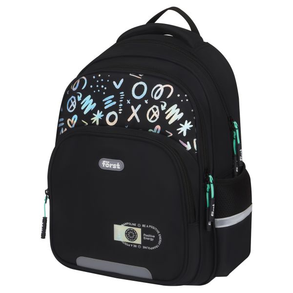 Рюкзак Först F-Comfy "Positive energy" 38*29*15см, анатомическая спинка FT-RS-092401