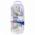 Готовальня BRAUBERG SCHOOL KIT, 8 предметов, циркуль 115 мм, лавандовый цвет, 210703