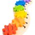 Игрушка Сортер-шестеренки. Радужная гусеничка Baby toys 70005 Десятое королевство