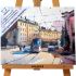 Холст акварельный на картоне Малевичъ (20х30 см)