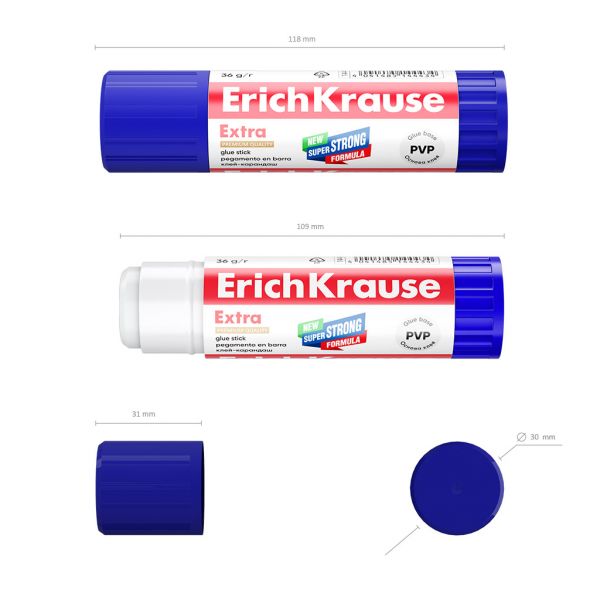 Клей-карандаш 36г 14443 Erich Krause