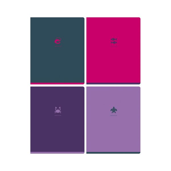 Тетрадь 48л., А5, клетка BG "Monocolor. Element", 70г/м2, запечатанный форзац Т5ск48_лс 11042