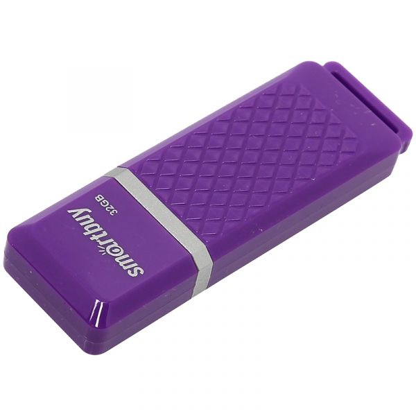 Память Smart Buy "Quartz"  16GB, USB 2.0 Flash Drive, фиолетовый SB16GBQZ-V