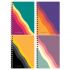 Записная книжка А6 120л. на гребне BG "Bright wave" ЗК6гр120 12789