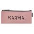 Пенал-прямоугольный 21,5*9*1см "Karma", молния, иск.кожа, аппликация NEW 7024527 deVENTE