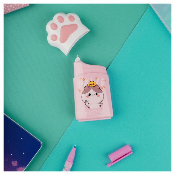 Корректирующая лента MESHU "Paw", 5мм*12м, пвх-бокс, европодвес MS_54225