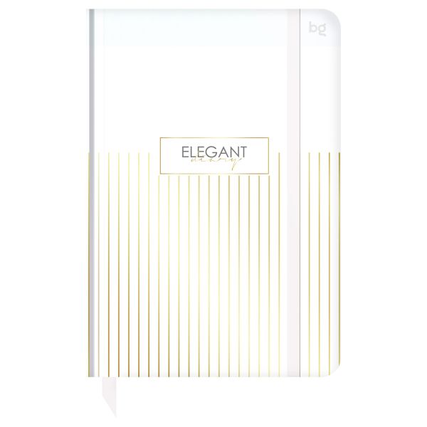 Ежедневник недатированный А5, 136л., 7БЦ BG "Minimal. White", глянцевая ламинация, DuА5_64350