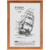 Рамка деревянная 21*30см, OfficeSpace, ЭКОНОМ, мокко 231568