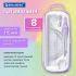 Готовальня BRAUBERG SCHOOL KIT, 8 предметов, циркуль 115 мм, лавандовый цвет, 210703