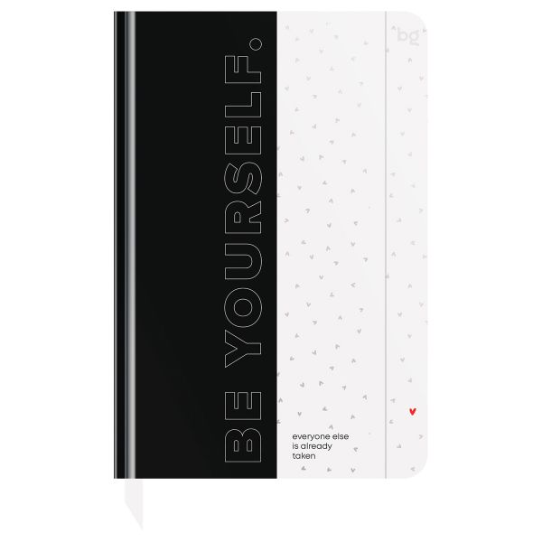 Ежедневник недатированный А5, 136л., 7БЦ BG "Minimal. B&W", глянцевая ламинация, DuА5_64351