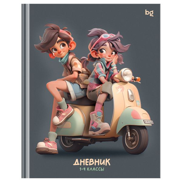 Дневник 1-4 кл. 48л. (твердый) BG "Happy together", soft-touch ламинация Д5т48_лс 64623