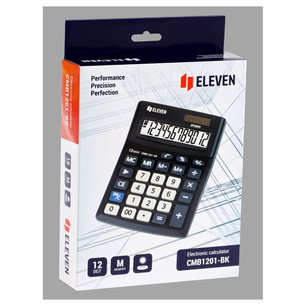 Калькулятор настольный Eleven Business Line CMB801-BK, 8 разрядов, двойное питание,черный CMB801-BK