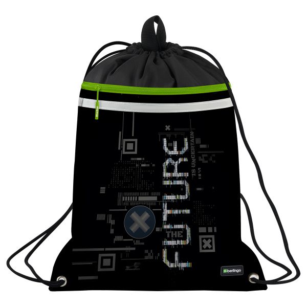 Мешок для обуви 1 отделение Berlingo "FutureX", 360*460мм, SB-EXM-1110