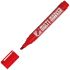 Маркер перманентный Crown "Multi Marker Chisel" красный, скошенный, 5мм CPM-800CH