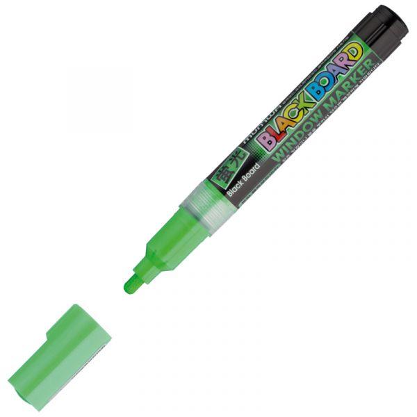 Маркер меловой MunHwa "Black Board Marker" зеленый, 3мм, водная основа BM-04