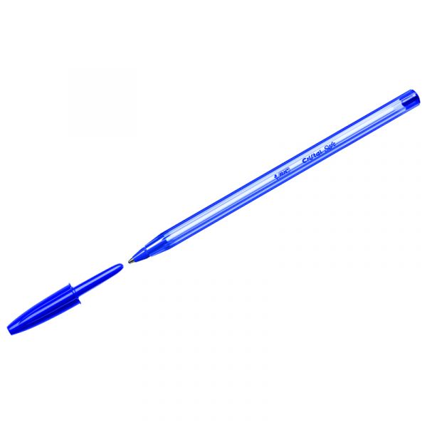 Ручка шариковая Bic "Cristal Soft" синяя, 1,2мм 951434