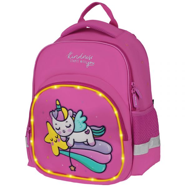 Рюкзак Berlingo Kids "Unistar" 36*27*12см, эргономичная спинка, LED кант RU08080