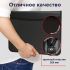 Папка на молнии пластиковая BRAUBERG, А4, 350х282х33 мм, 2 отделения, 4 кармана, черная, 225166
