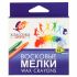 Мелки восковые 12цв Классика европодвес 12С 861-08 Луч