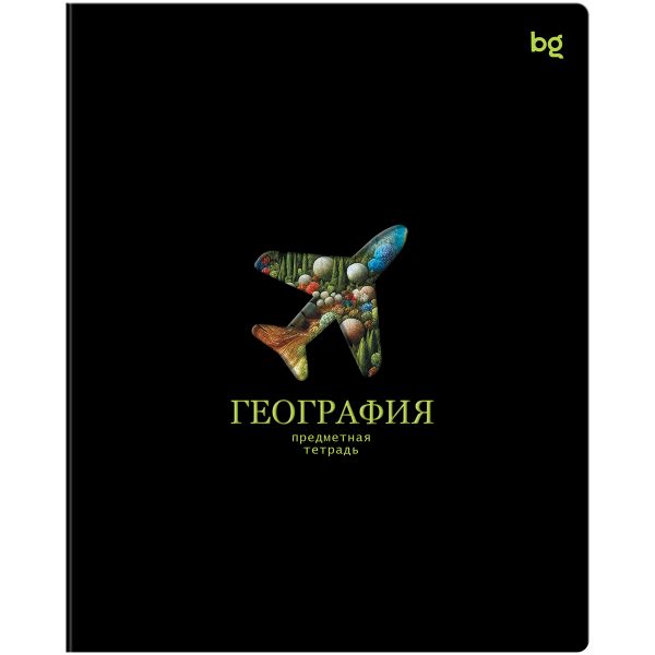 Тетрадь предметная 48л. BG "Информационное поле" - География, soft-touch ТП5ск48_лс_вл 63875