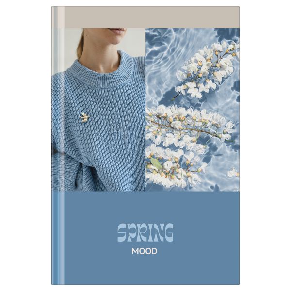 Записная книжка А6 64л. BG "Stylish&laconic", soft-touch ламинация", блок-еженедельник ЗК6т64_лс 122