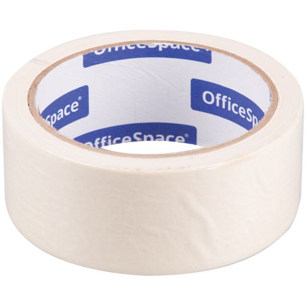 Клейкая лента малярная OfficeSpace, 38мм*25м, ШК КЛ_18611