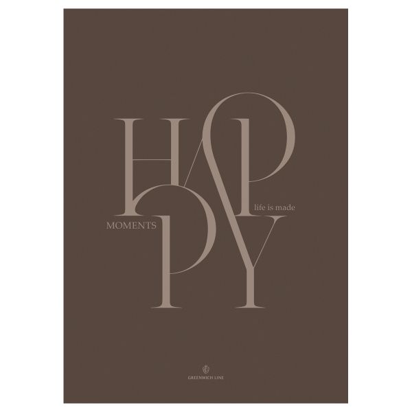 Тетрадь 48л., А4, клетка GreenwichLine "Happy moment", soft-touch ламинация, выборочный лак, 70г/м2