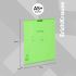 Тетрадь  12л линейка с пластиковой обложкой "Классика CoverPrо Neon" /зеленый 56349 Erich Krause