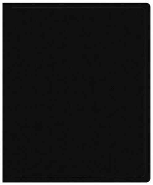 Папка 2 кольца 30мм  черная /пластик 0,5мм, Ø колец 20мм ECB0420/2RBLACK Buro