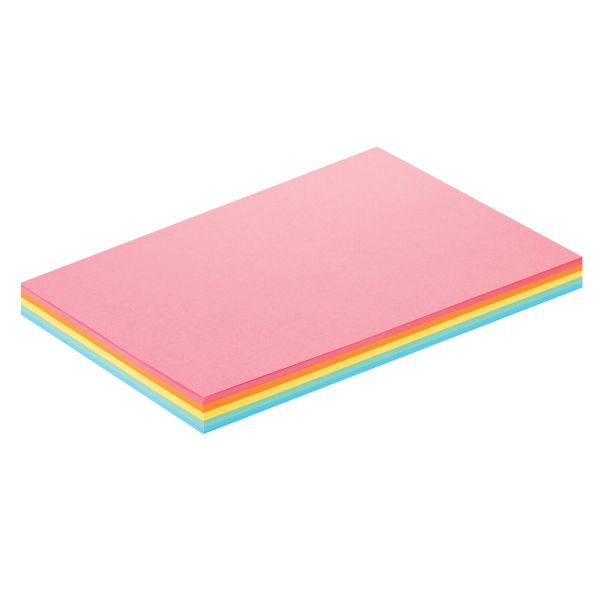 Бумага цветная BRAUBERG, А4, 80 г/м2, 100 л., (5 цветов х 20 л.), медиум, для офисной техники, 11246