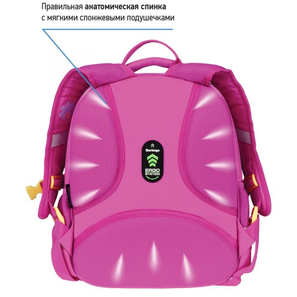 Рюкзак Berlingo Kids "Unistar" 36*27*12см, эргономичная спинка, LED кант RU08080