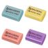 Ластик BRAUBERG "Pastel Mini", 27х18х10 мм, ассорти пастельных цветов, экологичный ПВХ, 229581