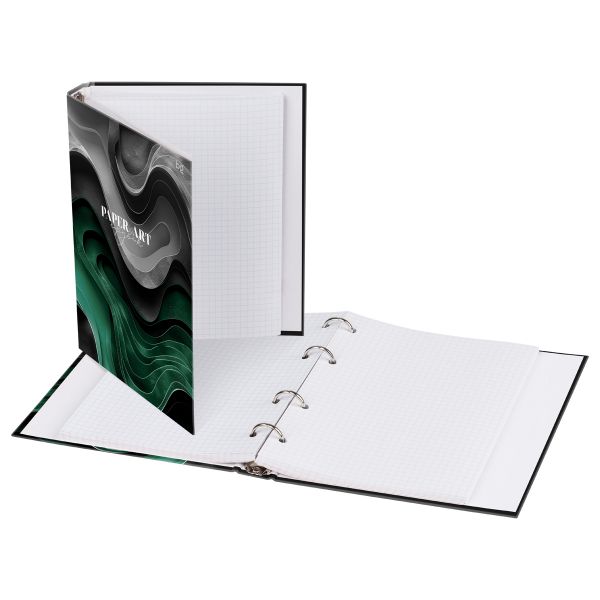 Тетрадь на кольцах А5, 120л., BG "Paper art", матовая ламинация ТТ5к120_лм 08669