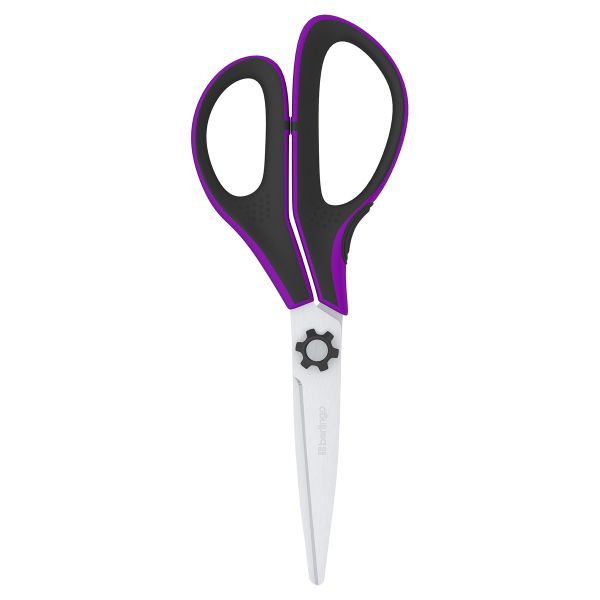 Ножницы Berlingo "Easycut 350", 15см, сиреневые, эргономичные ручки, мягкие вставки DNn_15035_a