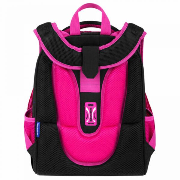Ранец BRAUBERG PREMIUM, 2 отделения, с брелоком, "Space sweets", LED- АМПОЧКИ, 38х29х16 см, 272020