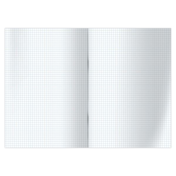 Книга учета OfficeSpace, А4, 128л., клетка, 200*290мм, бумвинил, синий, блок офсетный 336949