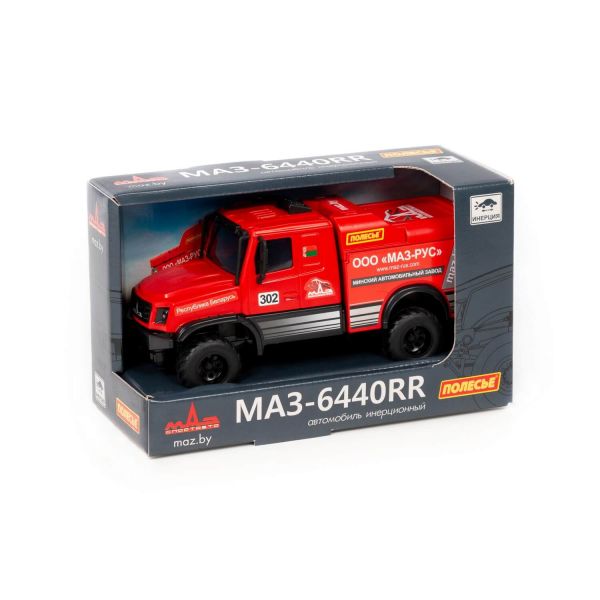 Автомобиль Гоночный грузовик МАЗ-6440RR инерц. в кор. 57314 П-Е /8/_Полесье