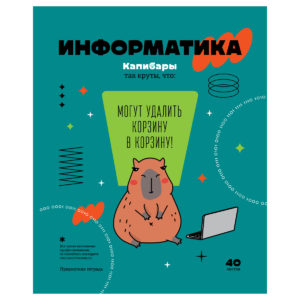 Тетрадь предметная 40л. BG "Записки школьника" - Информатика , эконом ТПск40 12824