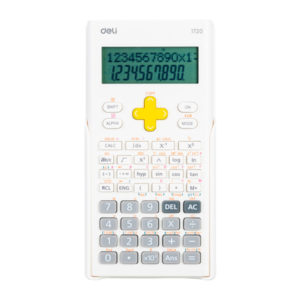 Калькулятор Deli E1720-white д/научных расчётов /300функций белый, 10+2 разряд NEW E1720-white Deli
