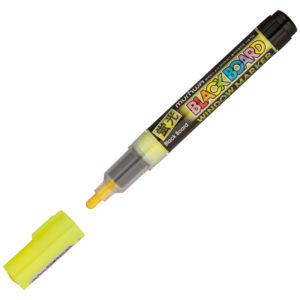 Маркер меловой MunHwa "Black Board Marker" желтый, 3мм, водная основа BM-08