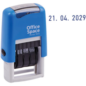 Датер ленточный OfficeSpace, пластик, 1стр., 3мм, банк BSt_40523