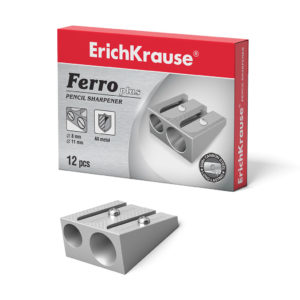 Точилка 2отв. метал Ferro+ 7075 Erich Krause